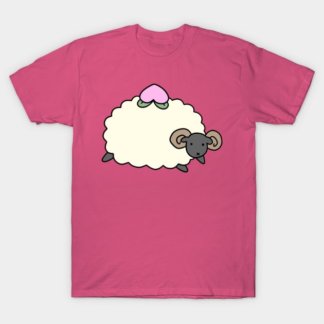 Peach Fruit Ram T-Shirt by saradaboru